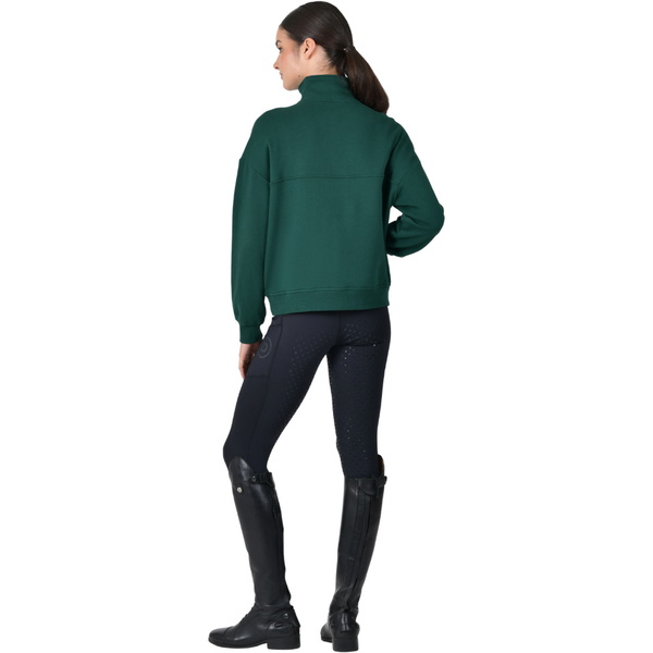 2025 Dublin Womens 1/4 Zip Fleece Pullover 1028853 - Dark Emerald Green